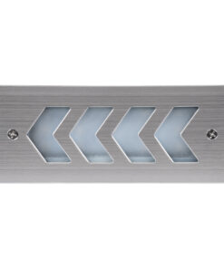 GloboStar® WALLLIGHT-ARINA 90671 Χωνευτό Φωτιστικό Τοίχου LED 6W 690lm 120° DC 24V Αδιάβροχο IP67 Μ17 x Π7 x Υ5.5cm Φυσικό Λευκό 4500K – Ανοξείδωτο Ατσάλι – 3 Years Warranty