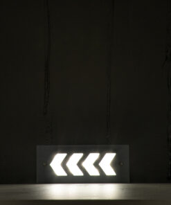 GloboStar® WALLLIGHT-ARINA 90671 Χωνευτό Φωτιστικό Τοίχου LED 6W 690lm 120° DC 24V Αδιάβροχο IP67 Μ17 x Π7 x Υ5.5cm Φυσικό Λευκό 4500K – Ανοξείδωτο Ατσάλι – 3 Years Warranty