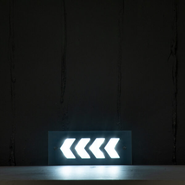 GloboStar® WALLLIGHT-ARINA 90672 Χωνευτό Φωτιστικό Τοίχου LED 6W 720lm 120° DC 24V Αδιάβροχο IP67 Μ17 x Π7 x Υ5.5cm Ψυχρό Λευκό 6000K – Ανοξείδωτο Ατσάλι – 3 Years Warranty