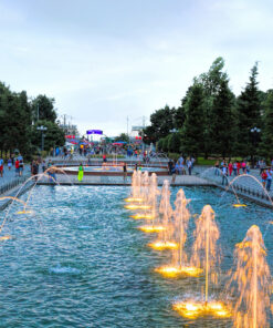 GloboStar® UNDERWATER-FINA 90674 Υποβρύχιο Φωτιστικό Σποτ Ειδικό για Σιντριβάνια LED 9W 990lm 30° DC 24V Αδιάβροχο IP68 Φ16 x Υ8cm Θερμό Λευκό 3000K – Ανοξείδωτο Ατσάλι – 3 Years Warranty