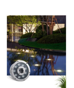 GloboStar® UNDERWATER-FINA 90674 Υποβρύχιο Φωτιστικό Σποτ Ειδικό για Σιντριβάνια LED 9W 990lm 30° DC 24V Αδιάβροχο IP68 Φ16 x Υ8cm Θερμό Λευκό 3000K – Ανοξείδωτο Ατσάλι – 3 Years Warranty