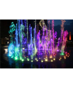 GloboStar® UNDERWATER-FINA 90675 Υποβρύχιο Φωτιστικό Σποτ Ειδικό για Σιντριβάνια LED 9W 945lm 30° DC 24V Αδιάβροχο IP68 Φ16 x Υ8cm Πολύχρωμο RGBW DMX512 – Ανοξείδωτο Ατσάλι – 3 Χρόνια Εγγύηση