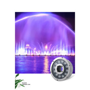GloboStar® UNDERWATER-FINA 90675 Υποβρύχιο Φωτιστικό Σποτ Ειδικό για Σιντριβάνια LED 9W 945lm 30° DC 24V Αδιάβροχο IP68 Φ16 x Υ8cm Πολύχρωμο RGBW DMX512 – Ανοξείδωτο Ατσάλι – 3 Χρόνια Εγγύηση