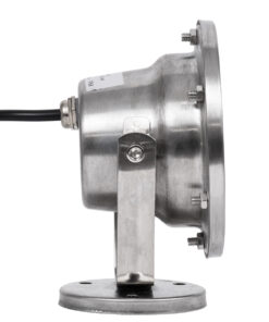 GloboStar® UNDERWATER-DINA 90676 Υποβρύχιο Φωτιστικό Σποτ Ειδικό για Σιντριβάνια LED 6W 660lm 30° DC 24V Αδιάβροχο IP68 Φ12 x Υ14cm Θερμό Λευκό 3000K – Ανοξείδωτο Ατσάλι – 3 Years Warranty