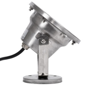 GloboStar® UNDERWATER-DINA 90676 Υποβρύχιο Φωτιστικό Σποτ Ειδικό για Σιντριβάνια LED 6W 660lm 30° DC 24V Αδιάβροχο IP68 Φ12 x Υ14cm Θερμό Λευκό 3000K – Ανοξείδωτο Ατσάλι – 3 Years Warranty
