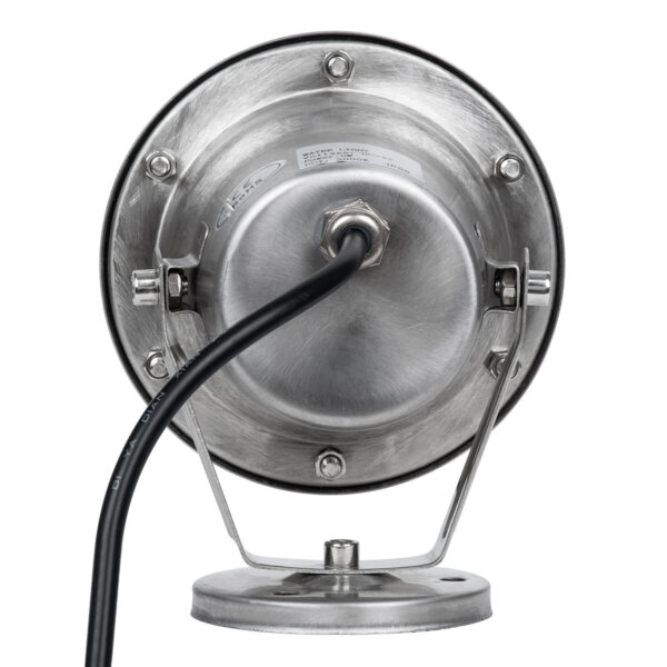 GloboStar® UNDERWATER-DINA 90676 Υποβρύχιο Φωτιστικό Σποτ Ειδικό για Σιντριβάνια LED 6W 660lm 30° DC 24V Αδιάβροχο IP68 Φ12 x Υ14cm Θερμό Λευκό 3000K – Ανοξείδωτο Ατσάλι – 3 Years Warranty