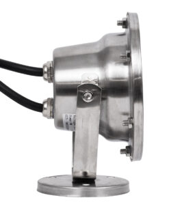 GloboStar® UNDERWATER-DINA 90677 Υποβρύχιο Φωτιστικό Σποτ Ειδικό για Σιντριβάνια LED 9W 945lm 30° DC 24V Αδιάβροχο IP68 Φ12 x Υ14cm Πολύχρωμο RGBW DMX512 – Ανοξείδωτο Ατσάλι – 3 Χρόνια Εγγύηση