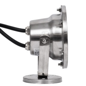 GloboStar® UNDERWATER-DINA 90677 Υποβρύχιο Φωτιστικό Σποτ Ειδικό για Σιντριβάνια LED 9W 945lm 30° DC 24V Αδιάβροχο IP68 Φ12 x Υ14cm Πολύχρωμο RGBW DMX512 – Ανοξείδωτο Ατσάλι – 3 Χρόνια Εγγύηση