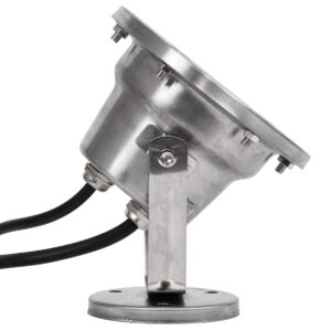 GloboStar® UNDERWATER-DINA 90677 Υποβρύχιο Φωτιστικό Σποτ Ειδικό για Σιντριβάνια LED 9W 945lm 30° DC 24V Αδιάβροχο IP68 Φ12 x Υ14cm Πολύχρωμο RGBW DMX512 – Ανοξείδωτο Ατσάλι – 3 Χρόνια Εγγύηση