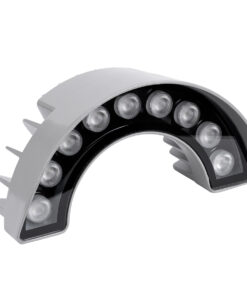 GloboStar® TREELIGHT-WINA 90680 Κυρτή Μπάρα Φωτισμού Wall Washer Ειδική για Φυτά – Δέντρα LED 9W 990lm 30° DC 24V Αδιάβροχο IP65 Μ20.5 x Π5.5 x Υ11cm Θερμό Λευκό 3000K – Ασημί – 3 Years Warranty