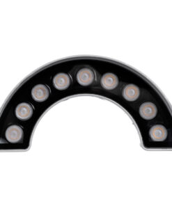 GloboStar® TREELIGHT-WINA 90680 Κυρτή Μπάρα Φωτισμού Wall Washer Ειδική για Φυτά – Δέντρα LED 9W 990lm 30° DC 24V Αδιάβροχο IP65 Μ20.5 x Π5.5 x Υ11cm Θερμό Λευκό 3000K – Ασημί – 3 Years Warranty