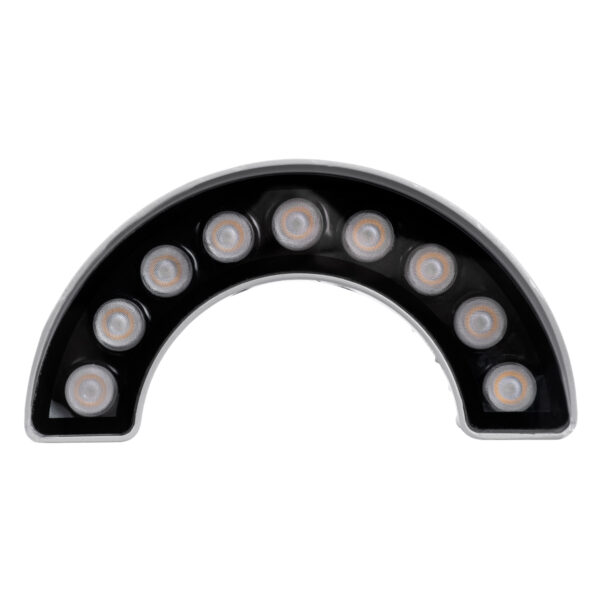 GloboStar® TREELIGHT-WINA 90680 Κυρτή Μπάρα Φωτισμού Wall Washer Ειδική για Φυτά – Δέντρα LED 9W 990lm 30° DC 24V Αδιάβροχο IP65 Μ20.5 x Π5.5 x Υ11cm Θερμό Λευκό 3000K – Ασημί – 3 Years Warranty