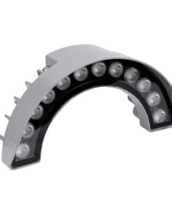 GloboStar® TREELIGHT-WINA 90681 Κυρτή Μπάρα Φωτισμού Wall Washer Ειδική για Φυτά – Δέντρα LED 12W 1320lm 30° DC 24V Αδιάβροχο IP65 Μ23.5 x Π7.5 x Υ12cm Θερμό Λευκό 3000K – Ασημί – 3 Years Warranty