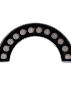 GloboStar® TREELIGHT-WINA 90681 Κυρτή Μπάρα Φωτισμού Wall Washer Ειδική για Φυτά – Δέντρα LED 12W 1320lm 30° DC 24V Αδιάβροχο IP65 Μ23.5 x Π7.5 x Υ12cm Θερμό Λευκό 3000K – Ασημί – 3 Years Warranty