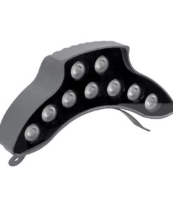 GloboStar® TREELIGHT-PINA 90682 Κυρτή Μπάρα Φωτισμού Wall Washer Ειδική για Φυτά – Δέντρα LED 9W 990lm 30° DC 24V Αδιάβροχο IP65 Μ20.5 x Π5.5 x Υ12cm Θερμό Λευκό 2700K – Γκρι Ανθρακί – 3 Χρόνια Εγγύηση