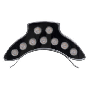 GloboStar® TREELIGHT-PINA 90682 Κυρτή Μπάρα Φωτισμού Wall Washer Ειδική για Φυτά – Δέντρα LED 9W 990lm 30° DC 24V Αδιάβροχο IP65 Μ20.5 x Π5.5 x Υ12cm Θερμό Λευκό 2700K – Γκρι Ανθρακί – 3 Χρόνια Εγγύηση
