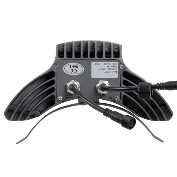 GloboStar® TREELIGHT-PINA 90682 Κυρτή Μπάρα Φωτισμού Wall Washer Ειδική για Φυτά – Δέντρα LED 9W 990lm 30° DC 24V Αδιάβροχο IP65 Μ20.5 x Π5.5 x Υ12cm Θερμό Λευκό 2700K – Γκρι Ανθρακί – 3 Χρόνια Εγγύηση