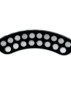 GloboStar® TREELIGHT-KINA 90685 Κυρτή Μπάρα Φωτισμού Wall Washer με Αντιθαμβωτική Γρίλια Ειδική για Φυτά – Δέντρα LED 18W 1710lm 30° DC 24V Αδιάβροχο IP65 Μ25 x Π6.5 x Υ6cm Φυσικό Λευκό 4500K – Γκρι Ανθρακί – 3 Years Warranty