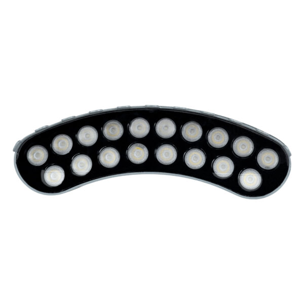 GloboStar® TREELIGHT-KINA 90685 Κυρτή Μπάρα Φωτισμού Wall Washer με Αντιθαμβωτική Γρίλια Ειδική για Φυτά – Δέντρα LED 18W 1710lm 30° DC 24V Αδιάβροχο IP65 Μ25 x Π6.5 x Υ6cm Φυσικό Λευκό 4500K – Γκρι Ανθρακί – 3 Years Warranty