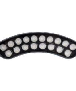 GloboStar® TREELIGHT-KINA 90686 Κυρτή Μπάρα Φωτισμού Wall Washer με Αντιθαμβωτική Γρίλια Ειδική για Φυτά – Δέντρα LED 18W 1530lm 15° DC 24V Αδιάβροχο IP67 L24.5 x W7 x H8cm RGBW DMX512 – Γκρι Ανθρακί – 3 Years Warranty