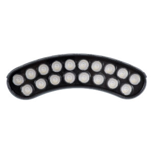 GloboStar® TREELIGHT-KINA 90686 Κυρτή Μπάρα Φωτισμού Wall Washer με Αντιθαμβωτική Γρίλια Ειδική για Φυτά – Δέντρα LED 18W 1530lm 15° DC 24V Αδιάβροχο IP67 L24.5 x W7 x H8cm RGBW DMX512 – Γκρι Ανθρακί – 3 Years Warranty