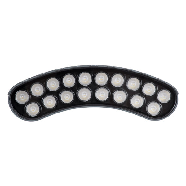 GloboStar® TREELIGHT-KINA 90686 Κυρτή Μπάρα Φωτισμού Wall Washer με Αντιθαμβωτική Γρίλια Ειδική για Φυτά – Δέντρα LED 18W 1530lm 15° DC 24V Αδιάβροχο IP67 L24.5 x W7 x H8cm RGBW DMX512 – Γκρι Ανθρακί – 3 Years Warranty