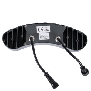 GloboStar® TREELIGHT-KINA 90686 Κυρτή Μπάρα Φωτισμού Wall Washer με Αντιθαμβωτική Γρίλια Ειδική για Φυτά – Δέντρα LED 18W 1530lm 15° DC 24V Αδιάβροχο IP67 L24.5 x W7 x H8cm RGBW DMX512 – Γκρι Ανθρακί – 3 Years Warranty