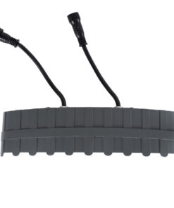 GloboStar® TREELIGHT-KINA 90686 Κυρτή Μπάρα Φωτισμού Wall Washer με Αντιθαμβωτική Γρίλια Ειδική για Φυτά – Δέντρα LED 18W 1530lm 15° DC 24V Αδιάβροχο IP67 L24.5 x W7 x H8cm RGBW DMX512 – Γκρι Ανθρακί – 3 Years Warranty