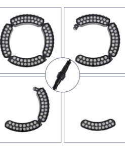 GloboStar® TREELIGHT-KINA 90686 Κυρτή Μπάρα Φωτισμού Wall Washer με Αντιθαμβωτική Γρίλια Ειδική για Φυτά – Δέντρα LED 18W 1530lm 15° DC 24V Αδιάβροχο IP67 L24.5 x W7 x H8cm RGBW DMX512 – Γκρι Ανθρακί – 3 Years Warranty