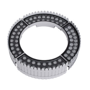 GloboStar® TREELIGHT-JINA 90690 Κυρτή Μπάρα Φωτισμού Wall Washer με Αντιθαμβωτική Γρίλια Ειδική για Φυτά – Δέντρα LED 18W 1620lm 10° DC 24V Αδιάβροχο IP67 L29 x W11 x H10.5cm Θερμό Λευκό 3000K – Γκρι – 3 Years Warranty