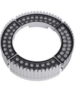 GloboStar® TREELIGHT-JINA 90691 Κυρτή Μπάρα Φωτισμού Wall Washer με Αντιθαμβωτική Γρίλια Ειδική για Φυτά – Δέντρα LED 18W 1710lm 10° DC 24V Αδιάβροχο IP67 L29 x W11 x H10.5cm Φυσικό Λευκό 4500K – Γκρι – 3 Years Warranty