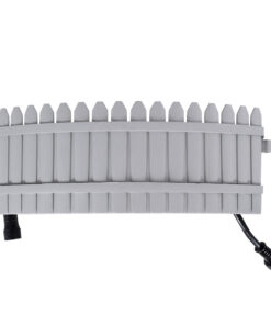 GloboStar® TREELIGHT-JINA 90692 Κυρτή Μπάρα Φωτισμού Wall Washer με Αντιθαμβωτική Γρίλια Ειδική για Φυτά – Δέντρα LED 18W 1530lm 10° DC 24V Αδιάβροχο IP67 L29 x W11 x H10.5cm RGBW DMX512 – Γκρι – 3 Years Warranty