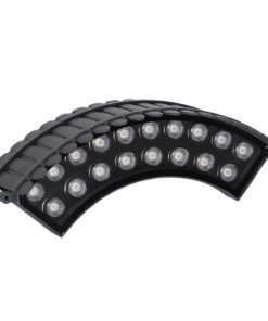 GloboStar® TREELIGHT-JINA 90694 Κυρτή Μπάρα Φωτισμού Wall Washer με Αντιθαμβωτική Γρίλια Ειδική για Φυτά – Δέντρα LED 18W 1710lm 10° DC 24V Αδιάβροχο IP67 L29 x W11 x H10.5cm Φυσικό Λευκό 4500K – Γκρι Ανθρακί – 3 Years Warranty