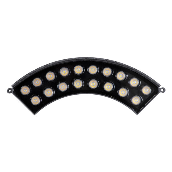 GloboStar® TREELIGHT-JINA 90694 Κυρτή Μπάρα Φωτισμού Wall Washer με Αντιθαμβωτική Γρίλια Ειδική για Φυτά – Δέντρα LED 18W 1710lm 10° DC 24V Αδιάβροχο IP67 L29 x W11 x H10.5cm Φυσικό Λευκό 4500K – Γκρι Ανθρακί – 3 Years Warranty