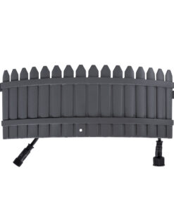 GloboStar® TREELIGHT-JINA 90694 Κυρτή Μπάρα Φωτισμού Wall Washer με Αντιθαμβωτική Γρίλια Ειδική για Φυτά – Δέντρα LED 18W 1710lm 10° DC 24V Αδιάβροχο IP67 L29 x W11 x H10.5cm Φυσικό Λευκό 4500K – Γκρι Ανθρακί – 3 Years Warranty