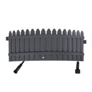 GloboStar® TREELIGHT-JINA 90694 Κυρτή Μπάρα Φωτισμού Wall Washer με Αντιθαμβωτική Γρίλια Ειδική για Φυτά – Δέντρα LED 18W 1710lm 10° DC 24V Αδιάβροχο IP67 L29 x W11 x H10.5cm Φυσικό Λευκό 4500K – Γκρι Ανθρακί – 3 Years Warranty