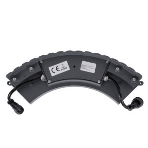 GloboStar® TREELIGHT-JINA 90695 Κυρτή Μπάρα Φωτισμού Wall Washer με Αντιθαμβωτική Γρίλια Ειδική για Φυτά – Δέντρα LED 18W 1530lm 10° DC 24V Αδιάβροχο IP67 L29 x W11 x H10.5cm RGBW DMX512 – Γκρι Ανθρακί – 3 Years Warranty