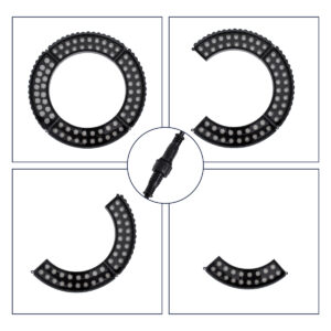 GloboStar® TREELIGHT-JINA 90695 Κυρτή Μπάρα Φωτισμού Wall Washer με Αντιθαμβωτική Γρίλια Ειδική για Φυτά – Δέντρα LED 18W 1530lm 10° DC 24V Αδιάβροχο IP67 L29 x W11 x H10.5cm RGBW DMX512 – Γκρι Ανθρακί – 3 Years Warranty
