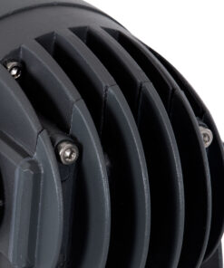 GloboStar® SPOT-NENIA 90696 Σποτ Φωτισμου Wall Washer με Αντιθαμβωτική Γρίλια LED 16W 1360lm 3° DC 24V Αδιάβροχο IP65 L16 x W10.5 x H9cm Αρχιτεκτονικό Πορτοκαλί 2200K – Γκρι Ανθρακί – 3 Years Warranty