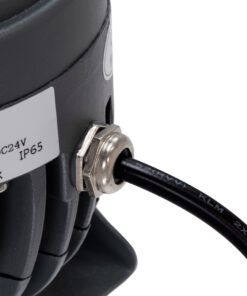 GloboStar® SPOT-NENIA 90696 Σποτ Φωτισμου Wall Washer με Αντιθαμβωτική Γρίλια LED 16W 1360lm 3° DC 24V Αδιάβροχο IP65 L16 x W10.5 x H9cm Αρχιτεκτονικό Πορτοκαλί 2200K – Γκρι Ανθρακί – 3 Years Warranty