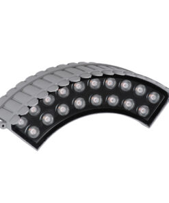 GloboStar® TREELIGHT-JINA 90697 Κυρτή Μπάρα Φωτισμού Wall Washer με Αντιθαμβωτική Γρίλια Ειδική για Φυτά – Δέντρα LED 18W 1530lm 10° DC 24V Αδιάβροχο IP67 L29 x W11 x H10.5cm Αρχιτεκτονικό Πορτοκαλί 2200K – Γκρι – 3 Χρόνια Εγγύηση