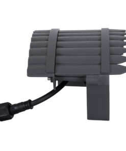 GloboStar® TREELIGHT-JINA 90698 Κυρτή Μπάρα Φωτισμού Wall Washer με Αντιθαμβωτική Γρίλια Ειδική για Φυτά – Δέντρα LED 18W 1530lm 10° DC 24V Αδιάβροχο IP67 Μ29 x Π11 x Υ10.5cm Αρχιτεκτονικό Πορτοκαλί 2200K – Γκρι Ανθρακί – 3 Χρόνια Εγγύηση