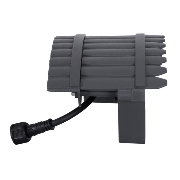 GloboStar® TREELIGHT-JINA 90698 Κυρτή Μπάρα Φωτισμού Wall Washer με Αντιθαμβωτική Γρίλια Ειδική για Φυτά – Δέντρα LED 18W 1530lm 10° DC 24V Αδιάβροχο IP67 Μ29 x Π11 x Υ10.5cm Αρχιτεκτονικό Πορτοκαλί 2200K – Γκρι Ανθρακί – 3 Χρόνια Εγγύηση