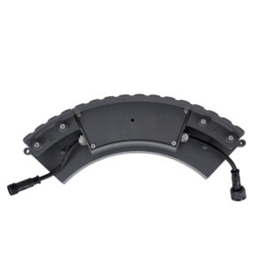 GloboStar® TREELIGHT-JINA 90698 Κυρτή Μπάρα Φωτισμού Wall Washer με Αντιθαμβωτική Γρίλια Ειδική για Φυτά – Δέντρα LED 18W 1530lm 10° DC 24V Αδιάβροχο IP67 Μ29 x Π11 x Υ10.5cm Αρχιτεκτονικό Πορτοκαλί 2200K – Γκρι Ανθρακί – 3 Χρόνια Εγγύηση