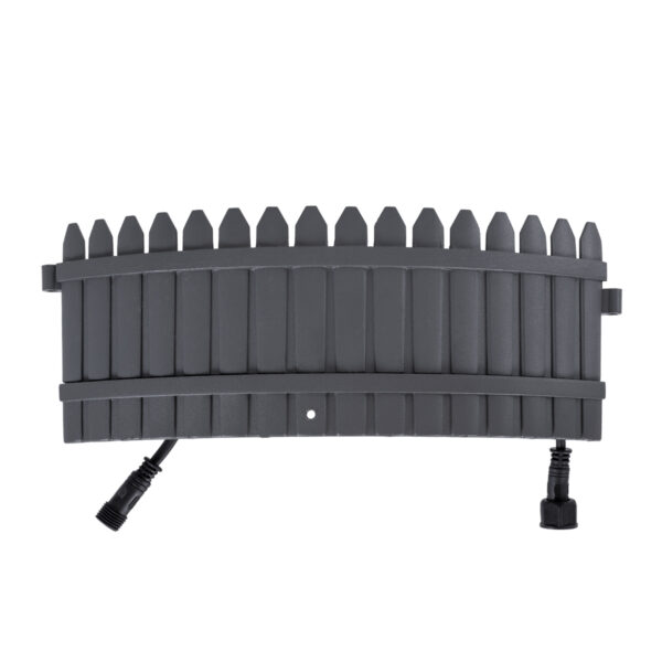 GloboStar® TREELIGHT-JINA 90698 Κυρτή Μπάρα Φωτισμού Wall Washer με Αντιθαμβωτική Γρίλια Ειδική για Φυτά – Δέντρα LED 18W 1530lm 10° DC 24V Αδιάβροχο IP67 Μ29 x Π11 x Υ10.5cm Αρχιτεκτονικό Πορτοκαλί 2200K – Γκρι Ανθρακί – 3 Χρόνια Εγγύηση