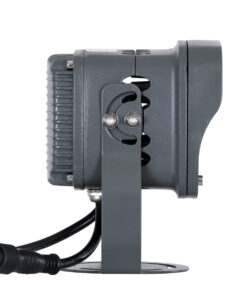 GloboStar® FLOOD-XENA 90699 Προβολέας Wall Washer με Αντιθαμβωτική Γρίλια για Φωτισμό Κτιρίων LED 24W 2040lm 10° DC 24V Αδιάβροχο IP65 L13 x W11 x H15cm RGBW DMX512 – Γκρι Ανθρακί – 3 Years Warranty