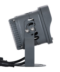 GloboStar® FLOOD-XENA 90699 Προβολέας Wall Washer με Αντιθαμβωτική Γρίλια για Φωτισμό Κτιρίων LED 24W 2040lm 10° DC 24V Αδιάβροχο IP65 L13 x W11 x H15cm RGBW DMX512 – Γκρι Ανθρακί – 3 Years Warranty