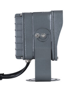 GloboStar® FLOOD-XENA 90700 Προβολέας Wall Washer με Αντιθαμβωτική Γρίλια για Φωτισμό Κτιρίων LED 48W 4080lm 10° DC 24V Αδιάβροχο IP65 L17.5 x W12.5 x H18cm RGBW DMX512 – Γκρι Ανθρακί – 3 Years Warranty