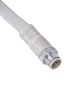 GloboStar® 90702 Ταχυσύνδεσμος Τροφοδοσίας Τύπου T IP65 – 2 Καλώδια +/- σε T DC Power Connector 4 PIN Male για Ένωση 4 PIN Female RGB+RGBW Digital Modules