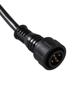 GloboStar® 90705 Ταχυσύνδεσμος Τροφοδοσίας για Wall Washer και Προβολείς IP65 – 5 Καλώδια +/- σε Power Connector 5 PIN Male για Πολύχρωμα RGB+RGBW